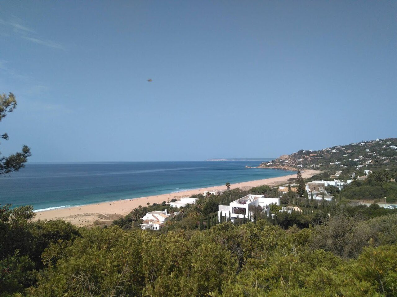 Coastline near Playa de El Cañuelo, Tarifa, reached on foot from the Camarinal road